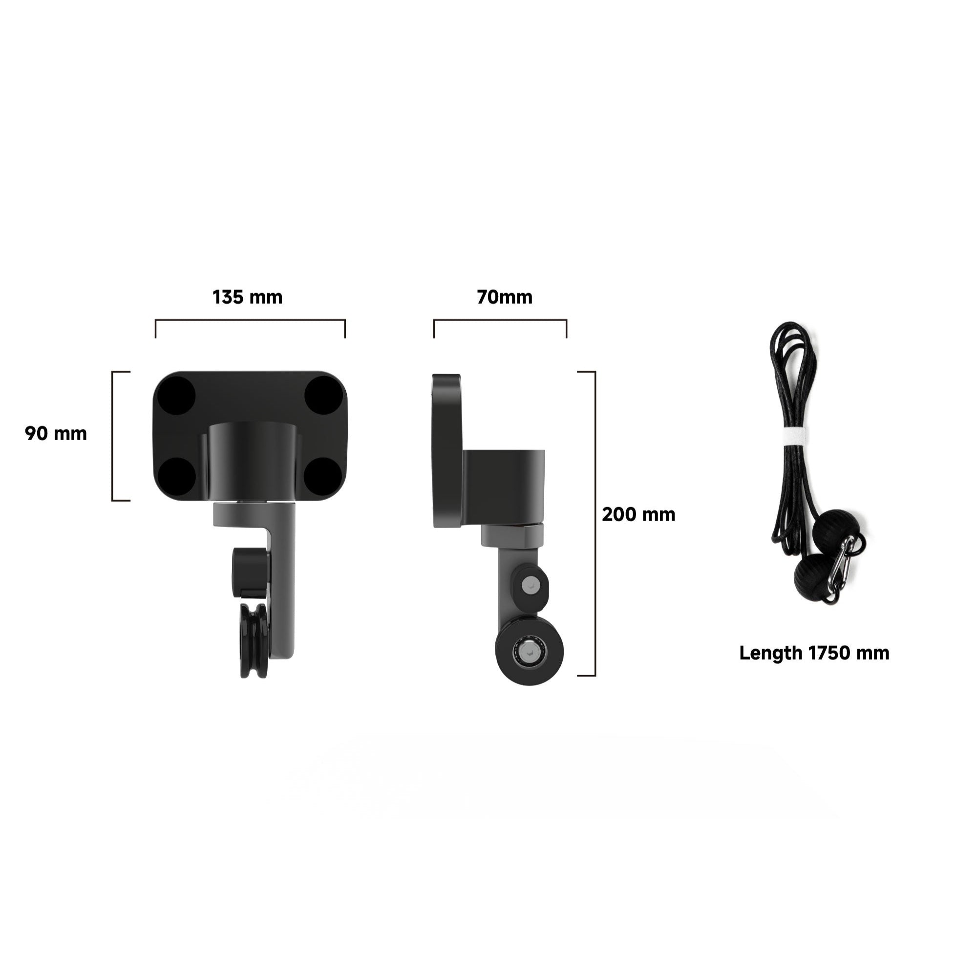 Wall-mounted Pulley System